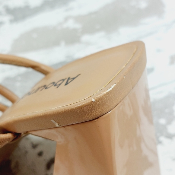 New Abound Austyn Brown Tubular Strap Block Heel Sandals X387 - Picture 13 of 15